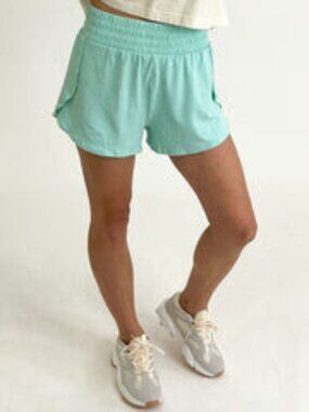 Shop Talulah Butterfly Shorts Size L Light Green Athletic Lined Run Lounge Short